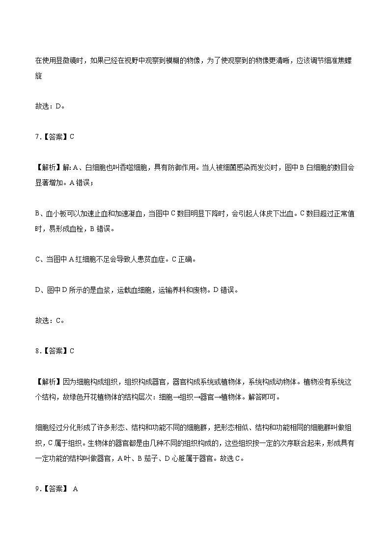 2023年会考初中生物考前押题卷（江西卷）（考试版+答题卡+全解全析+参考答案）03