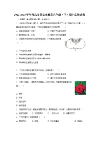 2022-2023学年河北省保定市雄县八年级（下）期中生物试卷（含解析）