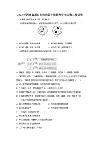 2023年河南省周口市扶沟县十校联考中考生物二模试卷（含解析）