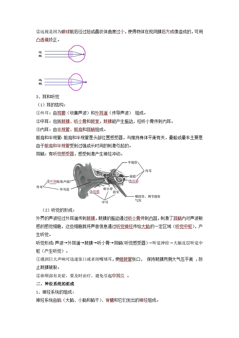 第六章 人体生命活动的调节（解析版）第2页