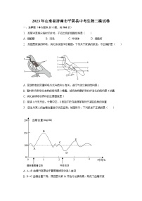 2023年山东省济南市平阴县中考生物二模试卷（含解析）