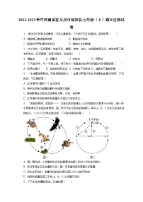 2022-2023学年河南省驻马店市泌阳县七年级（上）期末生物试卷（含解析）