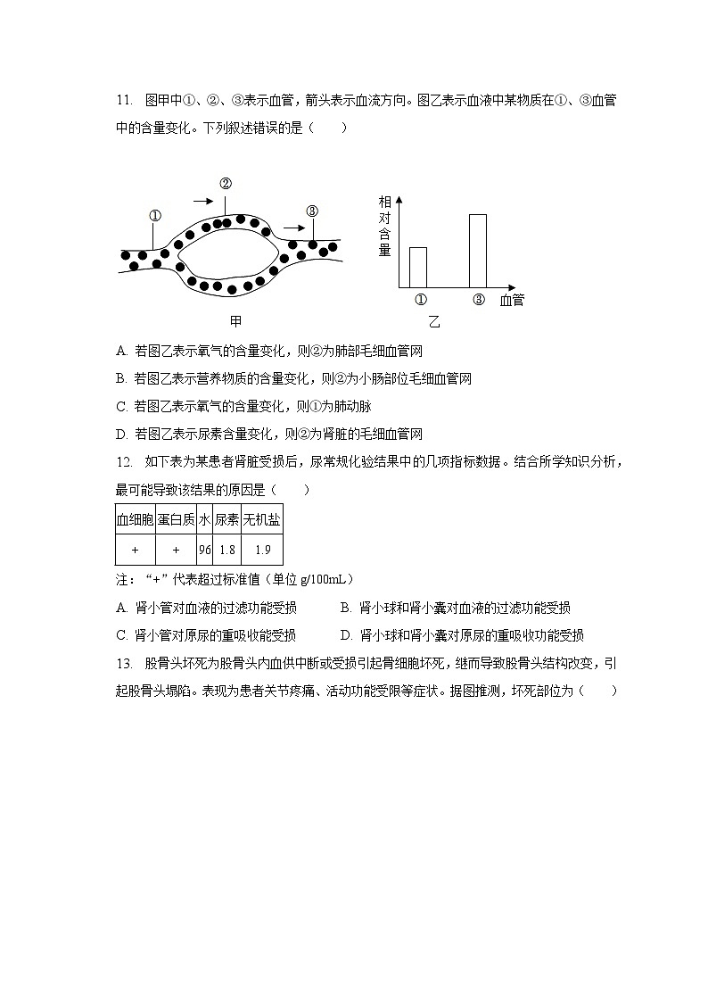 2023年河南省焦作市中考生物二模试卷（含解析）03