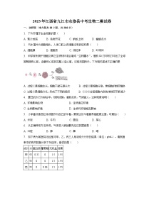 2023年江西省九江市永修县中考生物二模试卷（含解析）