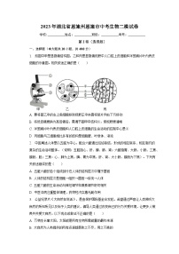 2023年湖北省恩施州恩施市中考生物二模试卷（含解析）