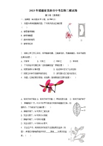 2023年福建省龙岩市中考生物二模试卷（含解析）