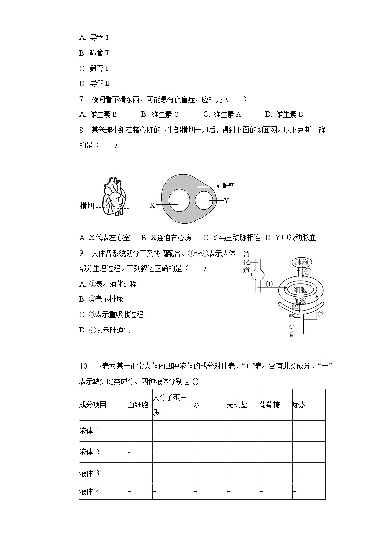 2023年福建省龙岩市中考生物二模试卷（含解析）02