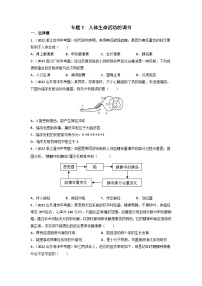 专题07 人体生命活动的调节-中考生物真题分项汇编（全国通用）（第3期）