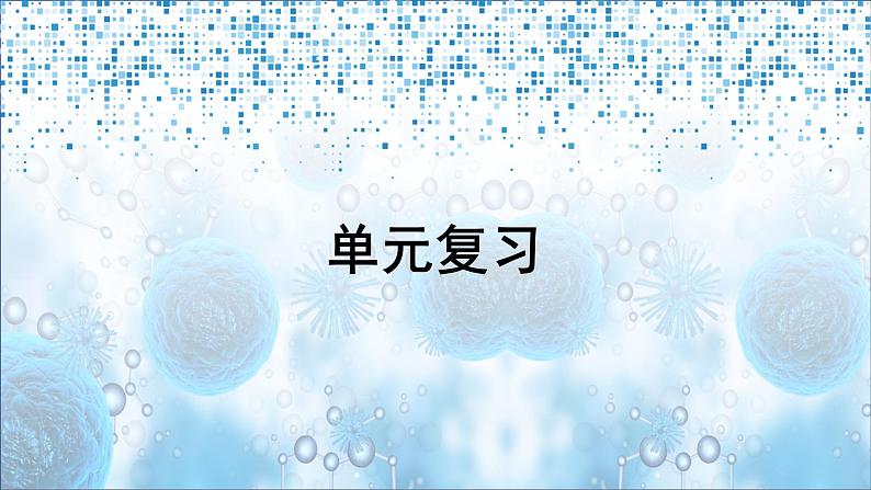 北师大版七年级上册生物教学课件 第2单元 生物体的结构 单元复习01