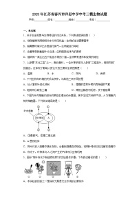 2023年江苏省泰兴市洋思中学中考三模生物试题（含答案）