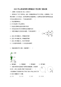 2023年山东省菏泽市鄄城县中考生物二模试卷