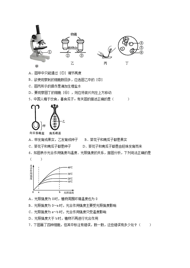 卷05-【押题演练】备战2023年中考生物全真模拟押题卷（试卷版）02