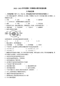 河北省石家庄市栾城区2022-2023学年八年级下学期期末生物试题（含答案）