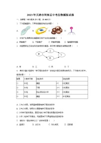 2023年天津市河东区中考生物模拟试卷（含解析）