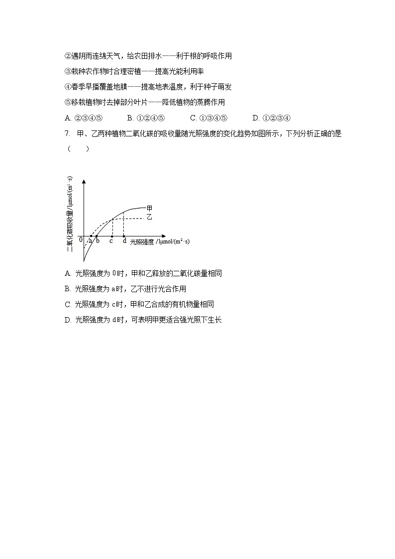 2023年广东省汕头市潮南实验学校中考生物模拟试卷（含解析）第3页
