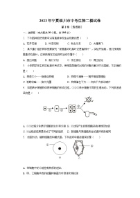 2023年宁夏银川市中考生物二模试卷（含解析）