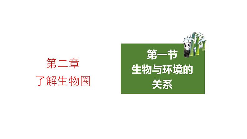 1.2.1生物与环境的关系优化 课件-2023-2024学年人教版生物七年级上册02