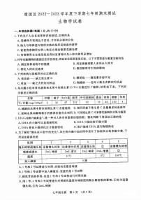 吉林省长春市绿园区2022-2023学年七年级下学期期末考试生物试题