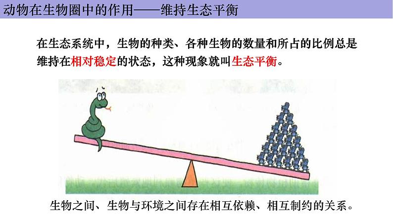 人教版生物八年级上册--5.3.动物在生物圈中的作用      课件第2页