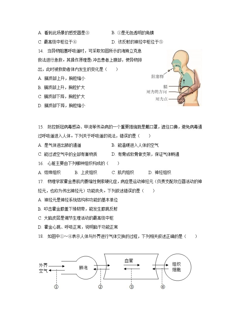 2022-2023学年重庆市南川区七年级（下）期末生物试卷（含解析）03