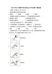 2023年辽宁省葫芦岛市连山区中考生物一模试卷（含解析）