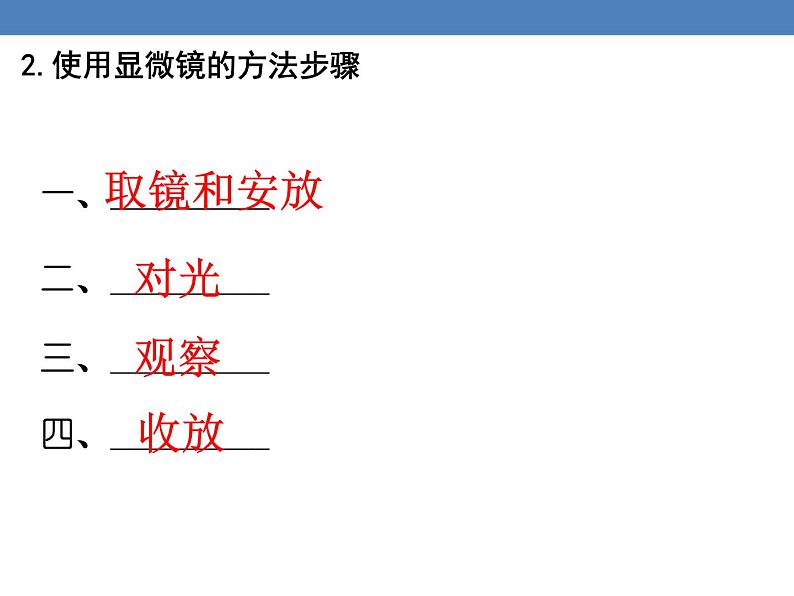 2.1.1 练习使用显微镜课件PPT第8页