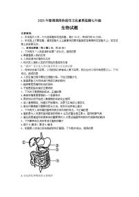 河南省南阳市唐河县2022-2023学年七年级下学期6月期末生物试题（含答案）