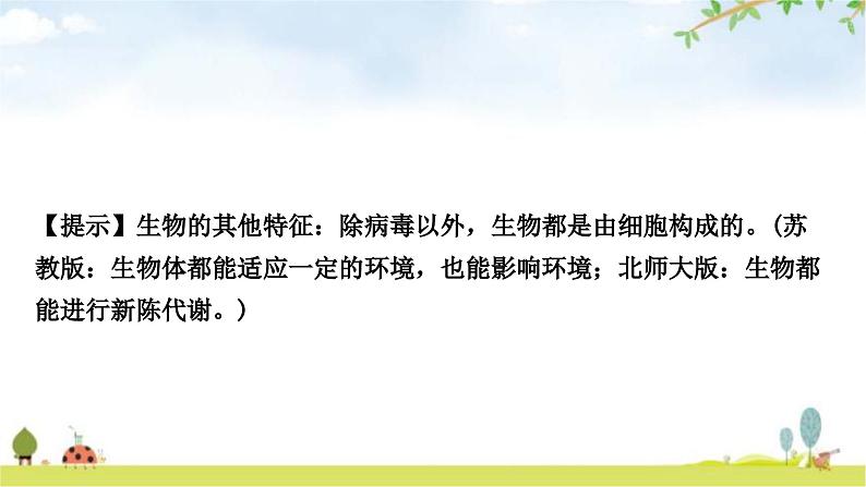 人教版中考生物复习主题一生物与环境第一节生物的生存依赖一定的环境教学课件07