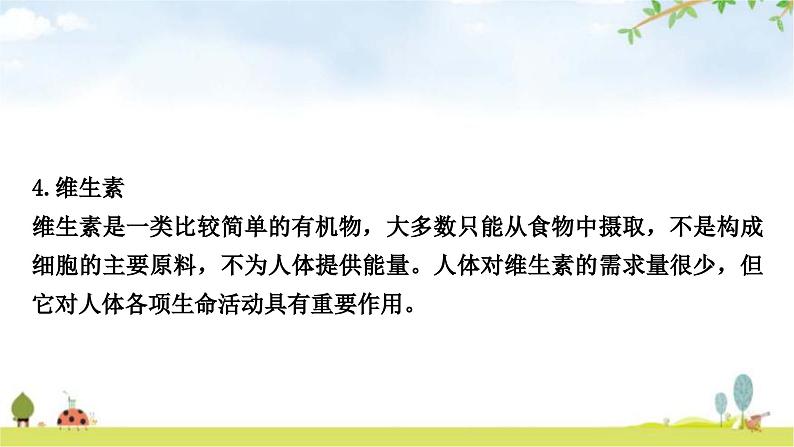 人教版中考生物复习主题四生物圈中的人第一节人的食物来源于环境教学课件07