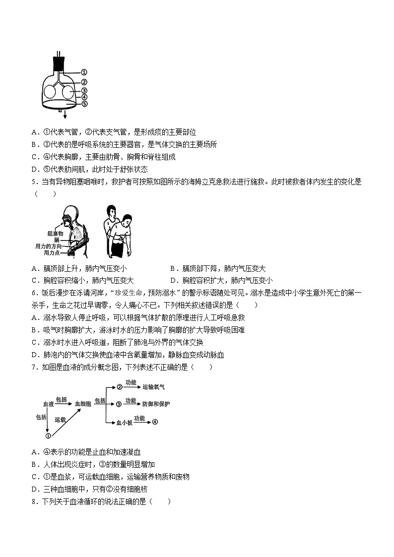 山东省德州市武城县2022-2023学年七年级下学期期末生物试题（含答案）02