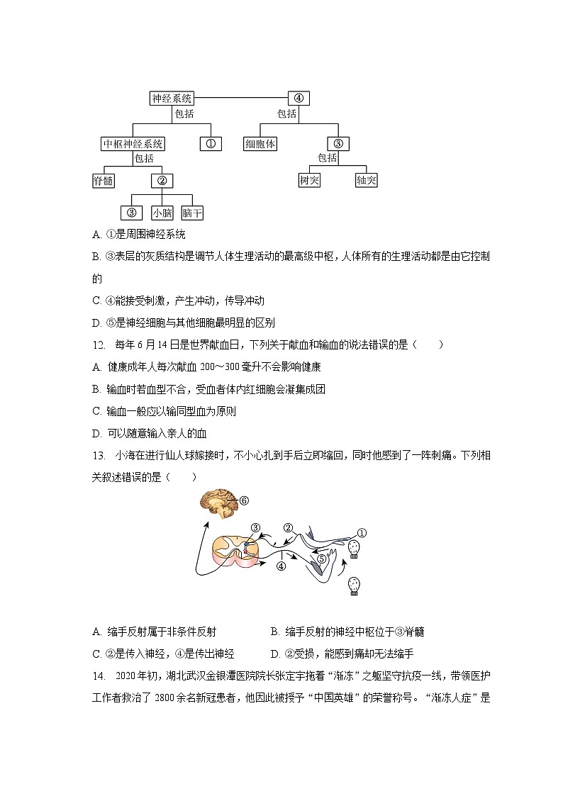 重庆市万州区2022-2023学年七年级下期末生物试卷（含答案）03