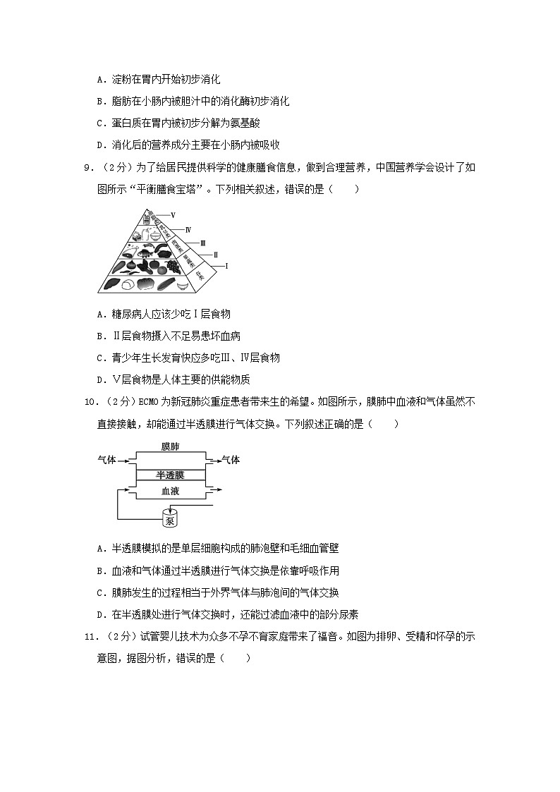 _2022山东省东营市中考生物真题及答案03