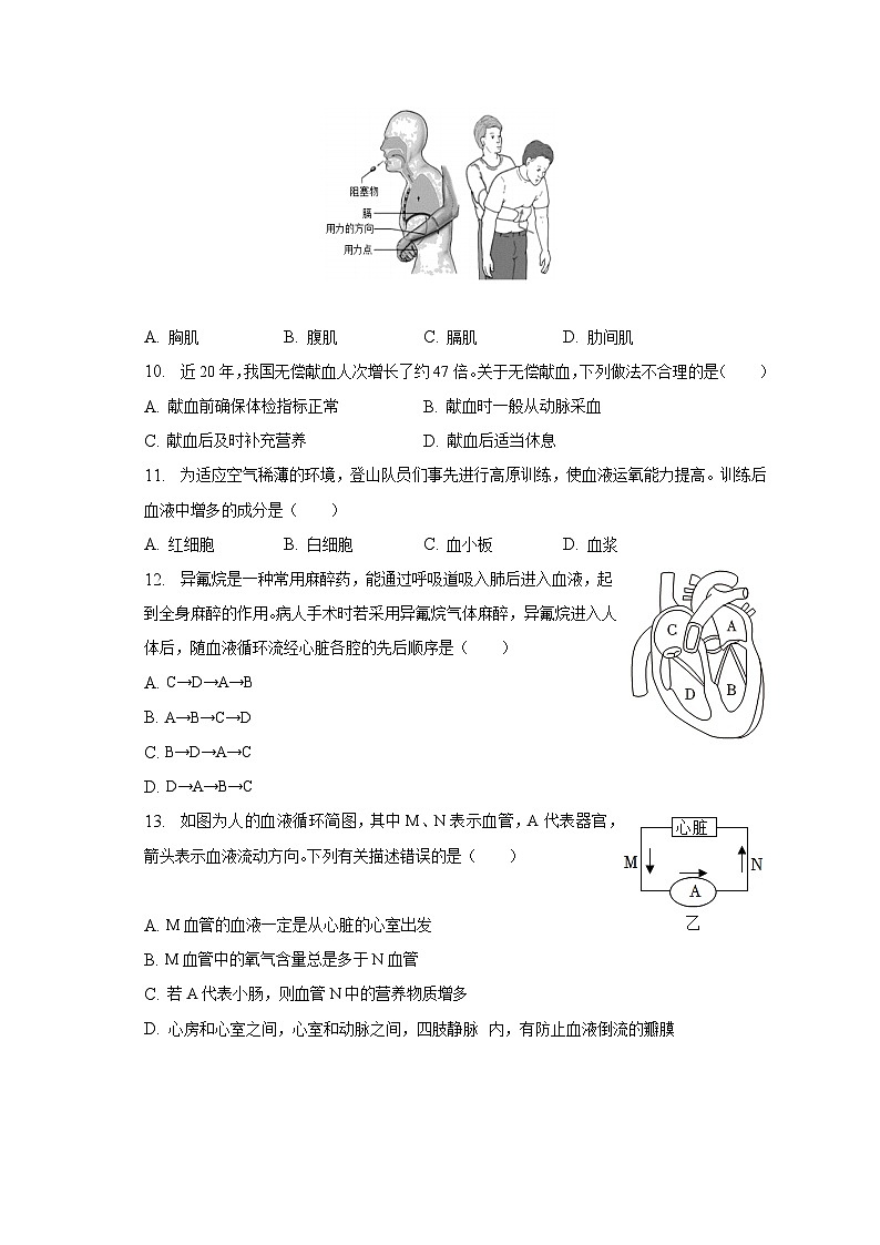 2022-2023学年山东省临沂市罗庄区七年级（下）期末生物试卷（含解析）03