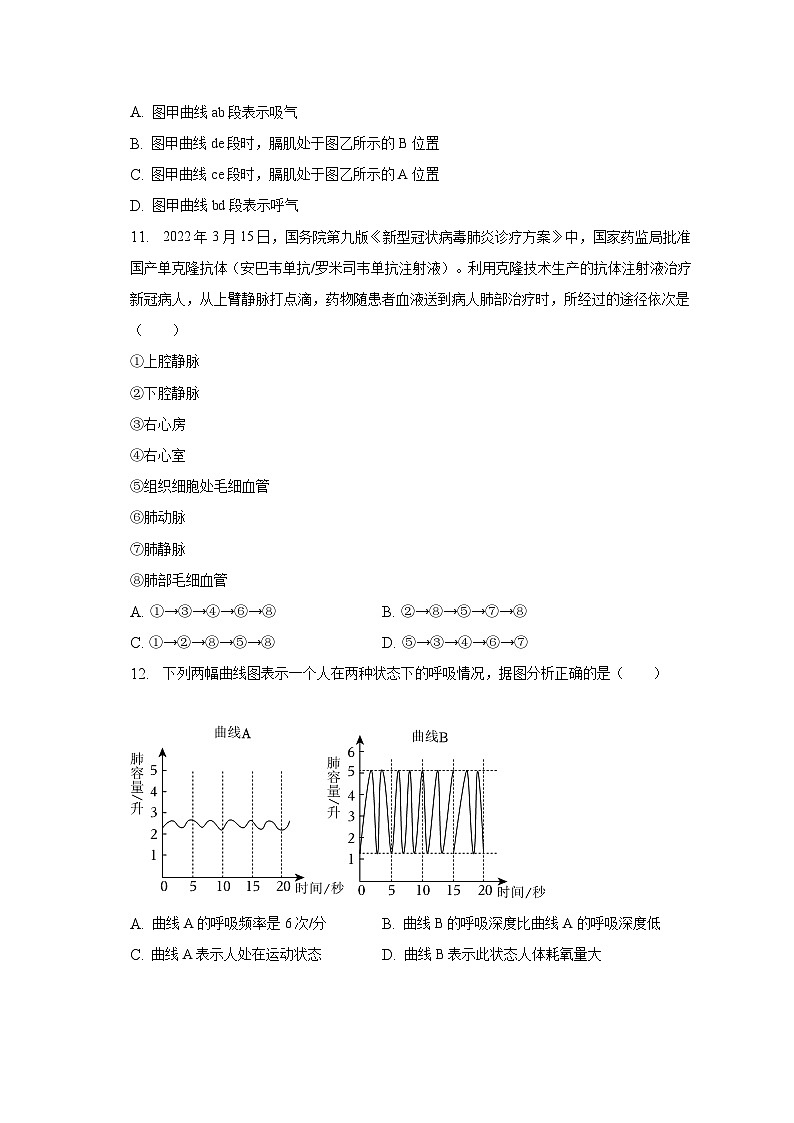 2022-2023学年广东省河源市东源县七年级（下）期末生物试卷（含解析）03