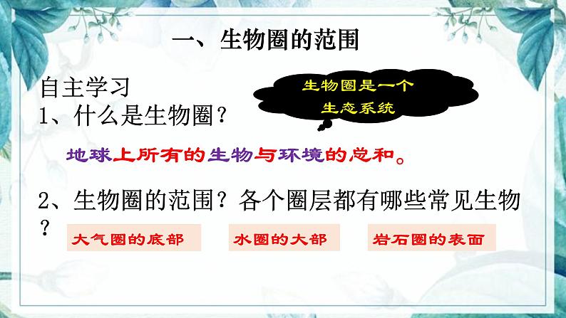 1.2.3 生物圈是最大的生态系统-【新课标】2023-2024学年七年级生物上册精选课件（人教版）03