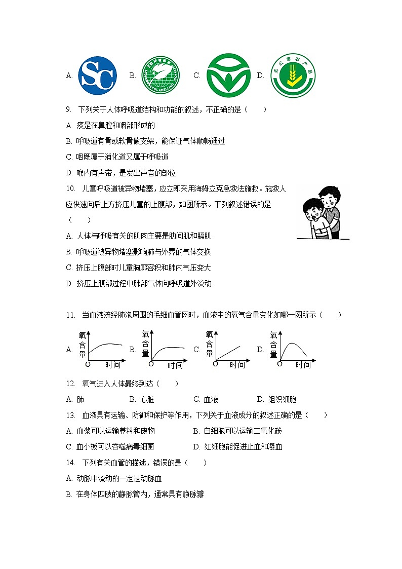 2022-2023学年内蒙古赤峰市七年级（下）期末生物试卷（含解析）03