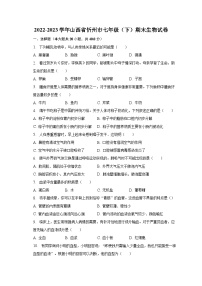 2022-2023学年山西省忻州市七年级（下）期末生物试卷-普通用卷