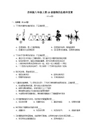 苏科版八年级上册第1节 	植物的生殖精品精练