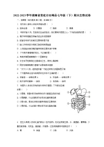 2022-2023学年湖南省娄底市双峰县七年级（下）期末生物试卷（含解析）