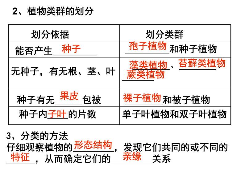 人教版八年级生物上册--1.1　尝试对生物进行分类（精品课件）03