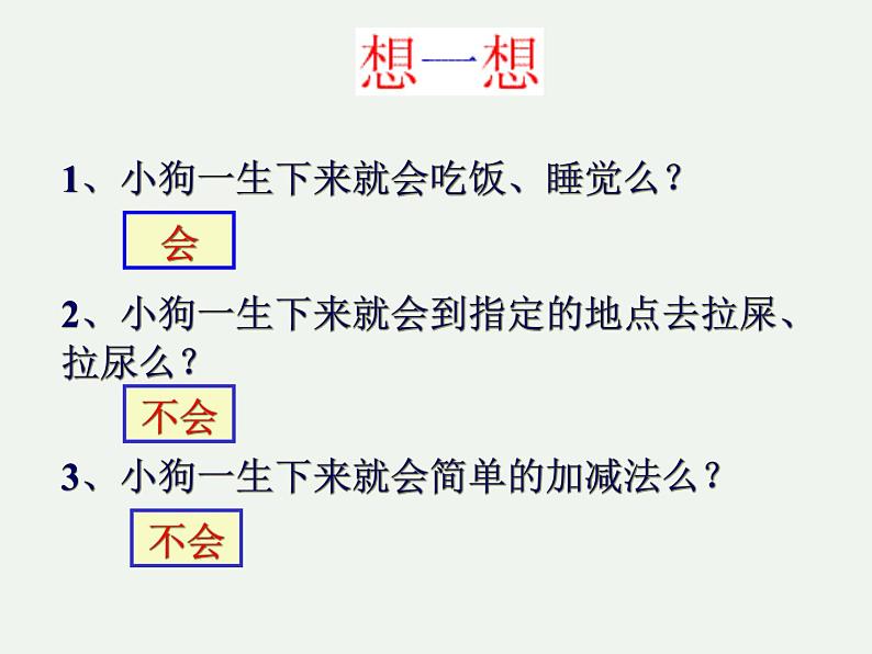 人教版八年级生物上册--2.2先天性行为和学习行为（精品课件）04