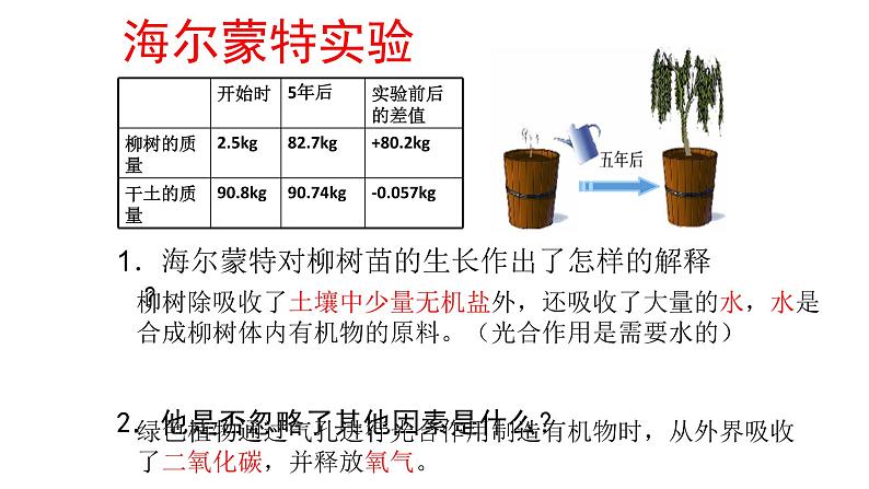 人教版七年级生物上册--3.5.1　光合作用吸收二氧化碳释放氧气（精品课件）02