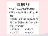 2023七年级生物下册第四单元生物圈中的人第七章人类活动对生物圈的影响第三节拟定保护生态环境的计划作业课件新版新人教版