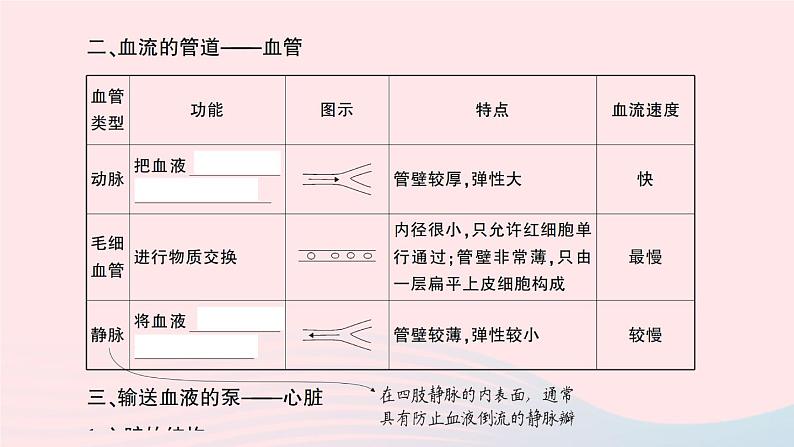 2023七年级生物下册第四单元生物圈中的人第四章人体内物质的运输重点题型突破作业课件新版新人教版04