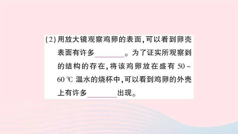 2023八年级生物下册期末复习专题三实验探究题作业课件新版新人教版第3页