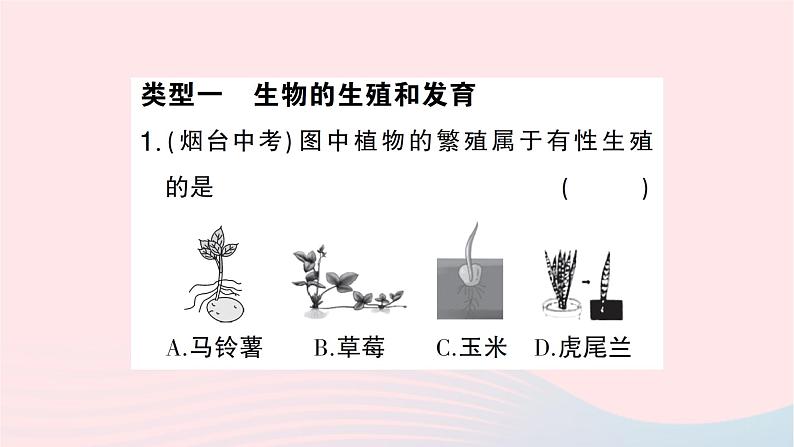 2023八年级生物下册期末复习专题二识图分析题作业课件新版新人教版02