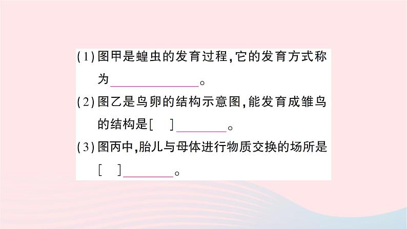 2023八年级生物下册期末复习专题二识图分析题作业课件新版新人教版04