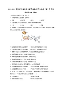 2022-2023学年辽宁省沈阳市新民实验中学七年级（下）月考生物试卷（6月份）(含解析）