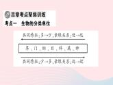 2023八年级生物下册第7单元生命的演化第22章物种的多样性总结训练作业课件新版北师大版