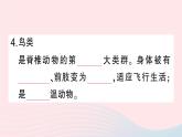 2023八年级生物下册第7单元生命的演化第22章物种的多样性第4节动物的主要类群第2课时脊椎动物作业课件新版北师大版
